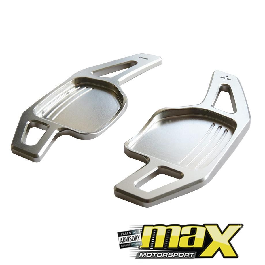 Audi Aluminium Silver Paddle Shift Extensions maxmotorsports