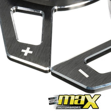 Load image into Gallery viewer, Audi Brush Aluminium Black Paddle Shift Extensions maxmotorsports
