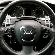 Load image into Gallery viewer, Audi Brush Aluminium Paddle Shift Extensions maxmotorsports
