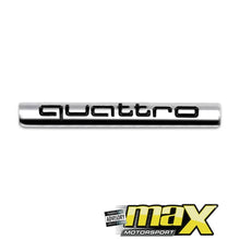 Load image into Gallery viewer, Audi Quattro Badge (Chrome) maxmotorsports
