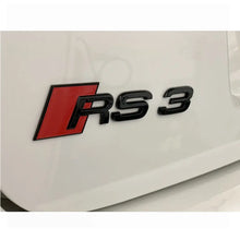 Load image into Gallery viewer, Audi RS3 Lettering Badge - Gloss Black Max Motorsport
