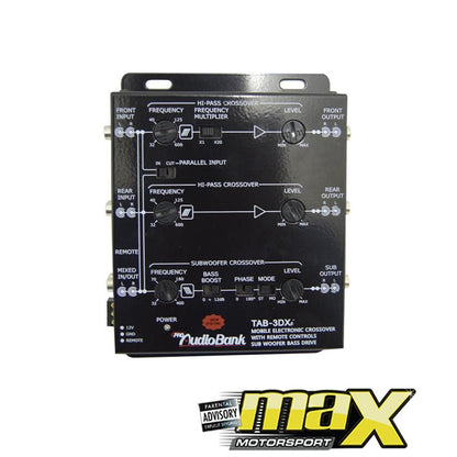 Audiobank 3-Way Active Crossover maxmotorsports