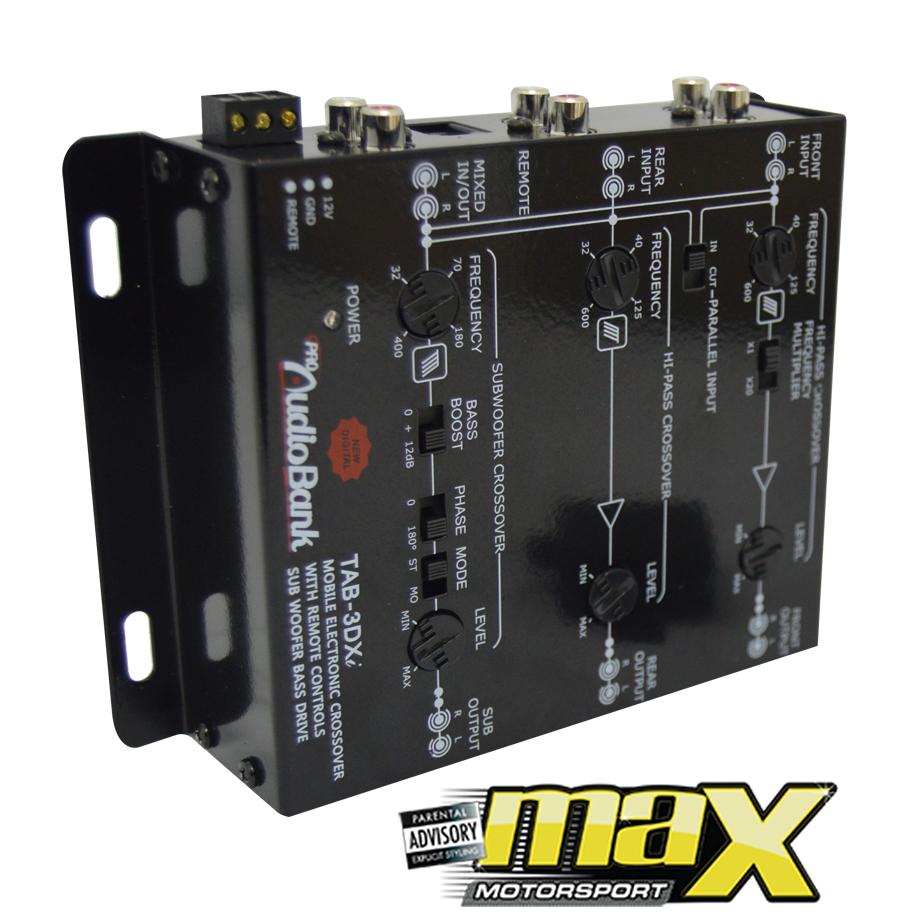 Audiobank 3-Way Active Crossover maxmotorsports