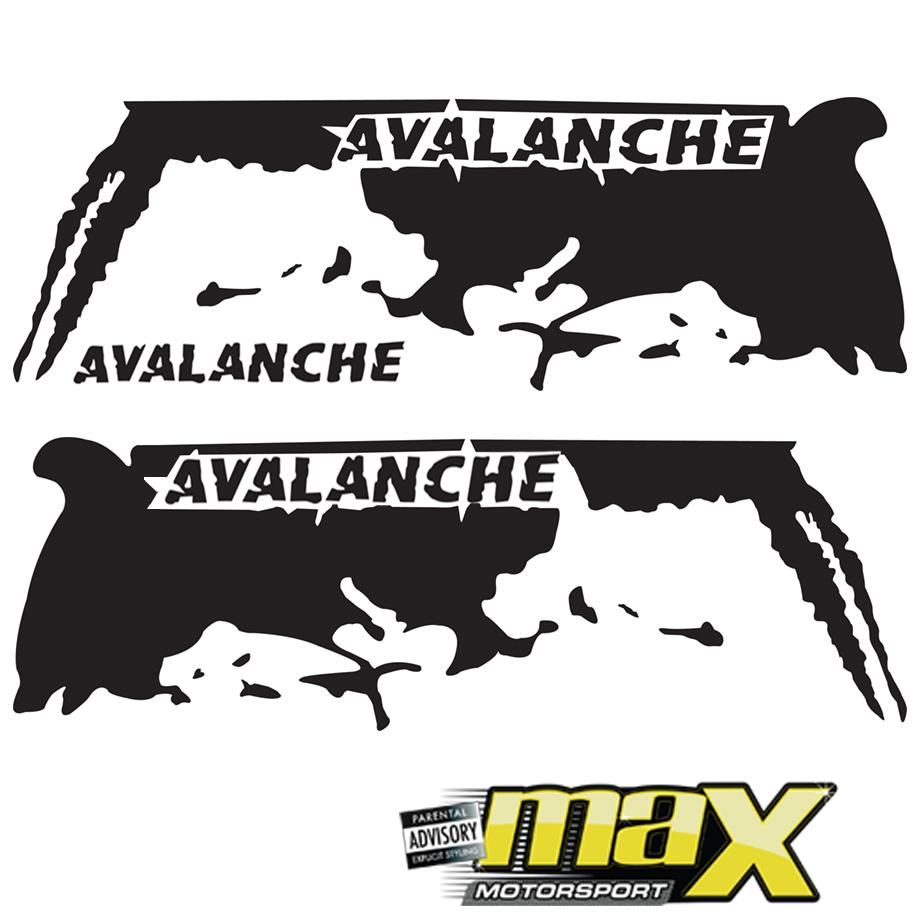 Avalanche Sticker Kit (RAP012) – Max Motorsport