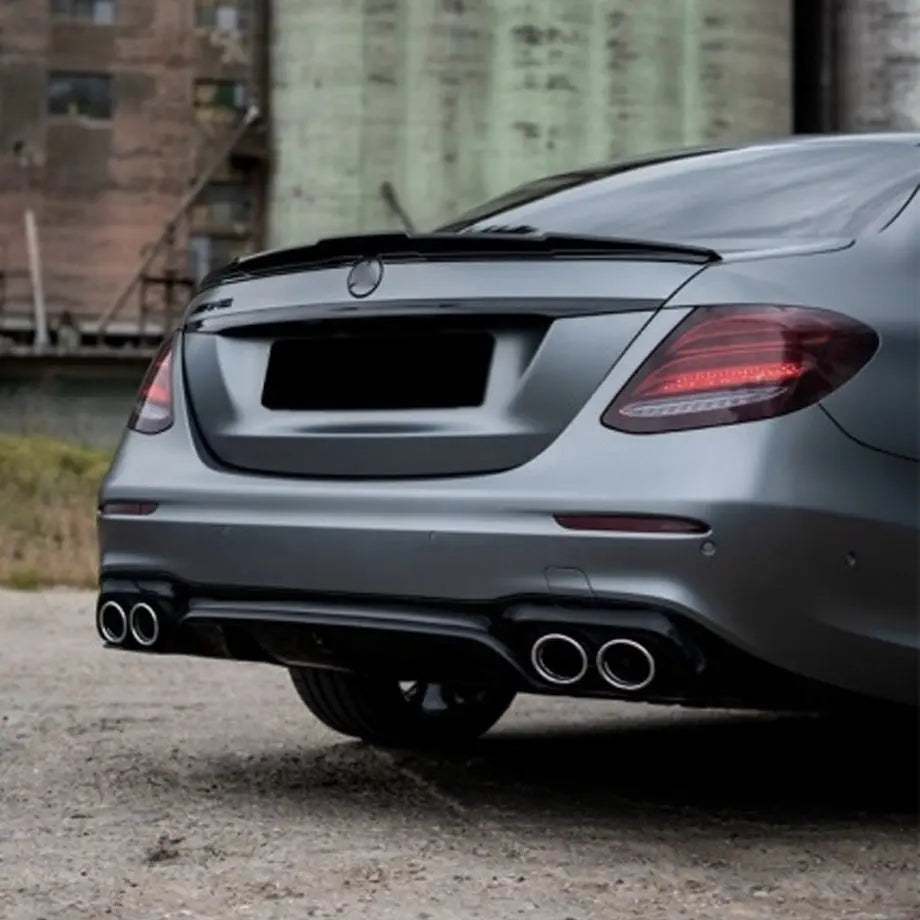 BENZ W213 E Class AMG Style Gloss Black Boot Spoiler Max Motorsport