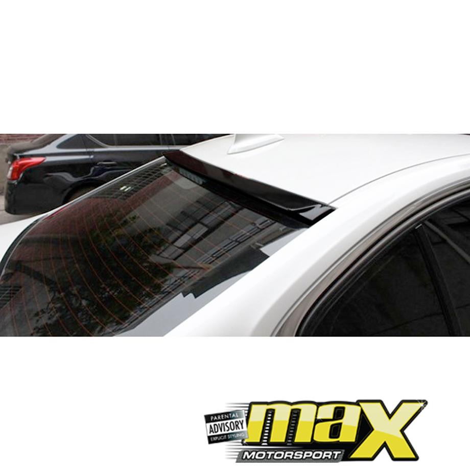 BM 3 Series F30 Gloss Black Plastic Roof Spoiler maxmotorsports