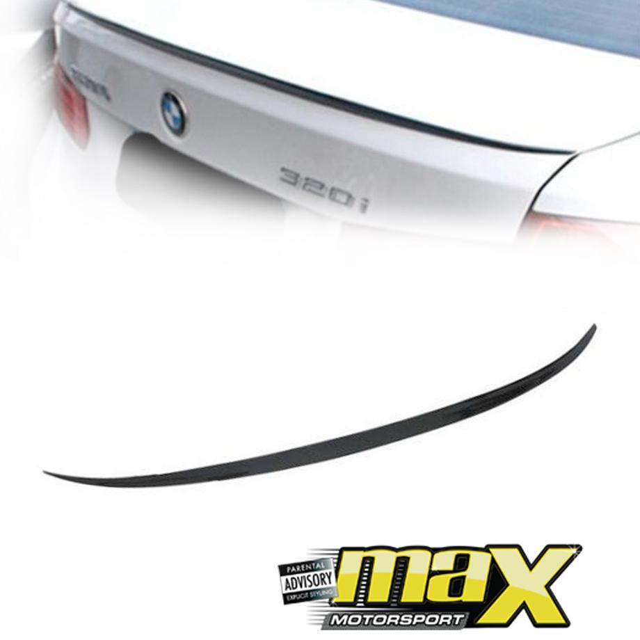 BM 3 Series F30 Gloss Black Plastic Slim Boot Spoiler maxmotorsports