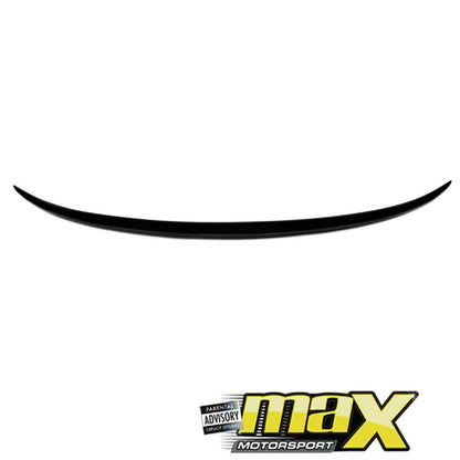 BM 3 Series F30 Gloss Black Plastic Slim Boot Spoiler maxmotorsports