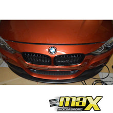 Load image into Gallery viewer, BM 3 Series (12-17) F30 Plastic Front Spoiler maxmotorsports
