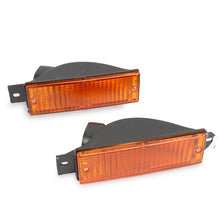 Load image into Gallery viewer, BM E30 3-Series OEM Style Crystal Yellow Bumper Indicator Lamps Max Motorsport
