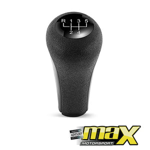 BM E30/E36 Black PVC Gear knob - 5 Speed Max Motorsport
