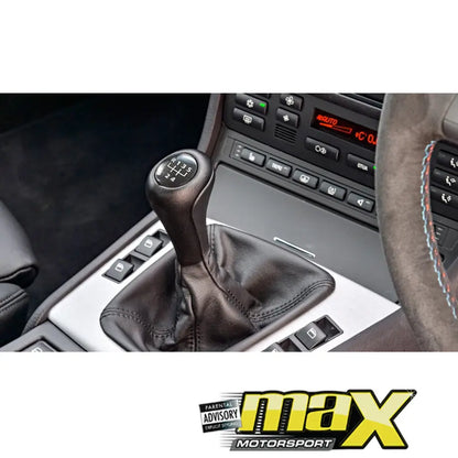 BM E30/E36 Black PVC Gear knob - 5 Speed Max Motorsport