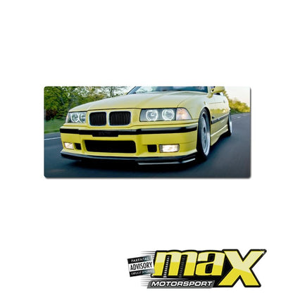 BM E36 3-Series M3 Style Plastic Front Bumper maxmotorsports