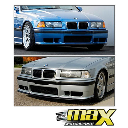 BM E36 3-Series M3 Style Plastic Front Bumper maxmotorsports