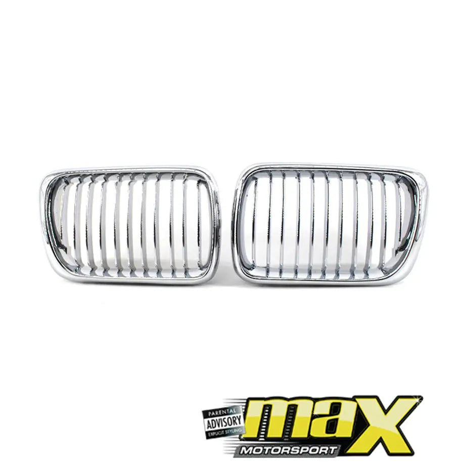 BM E36 (93-98) Chrome Kidney Grille maxmotorsports