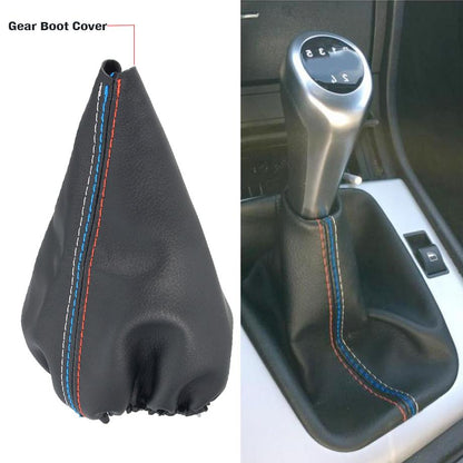 BM E46 Leather Gear boot Cover & Handbrake Cover Max Motorsport