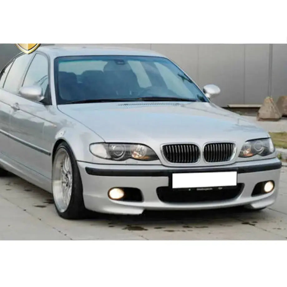 BM E46 M-Tech Plastic Front Bumper With Fogs (4-Door) Max Motorsport