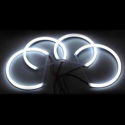 BM E46 Projector Cotton Angel Eye Rings With Wiring Loom Max Motorsport