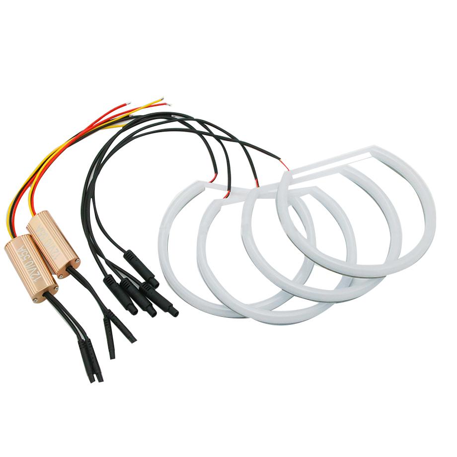 BM E46 Projector Dual Function Cotton Angel Eye Rings Max Motorsport