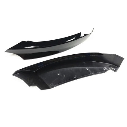 BM E82-1 Series M Sport Gloss Black Front Bumper Splitters (07-14) Max Motorsport