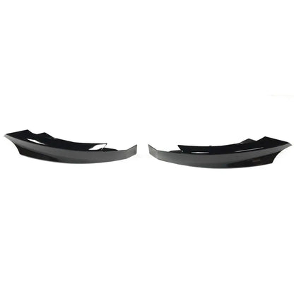 BM E82-1 Series M Sport Gloss Black Front Bumper Splitters (07-14) Max Motorsport