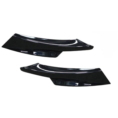 BM E90-3 Series Gloss Black Bumper Splitters (09-12) Max Motorsport