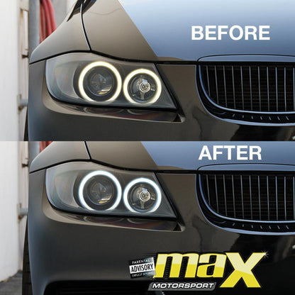 BM E90 LCI Super White LED Angel Eye Bulb (20W) Max Motorsport