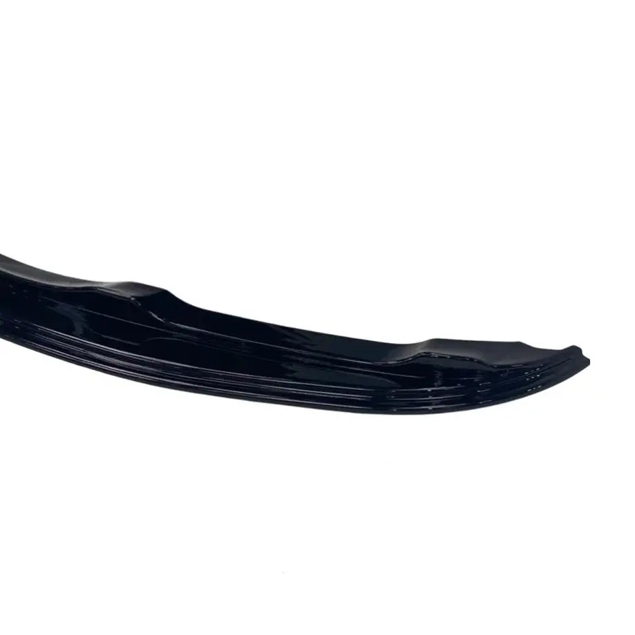 BM E90 Pre-Facelift Gloss Black Plastic Front Lip Spoiler (05-09) maxmotorsports