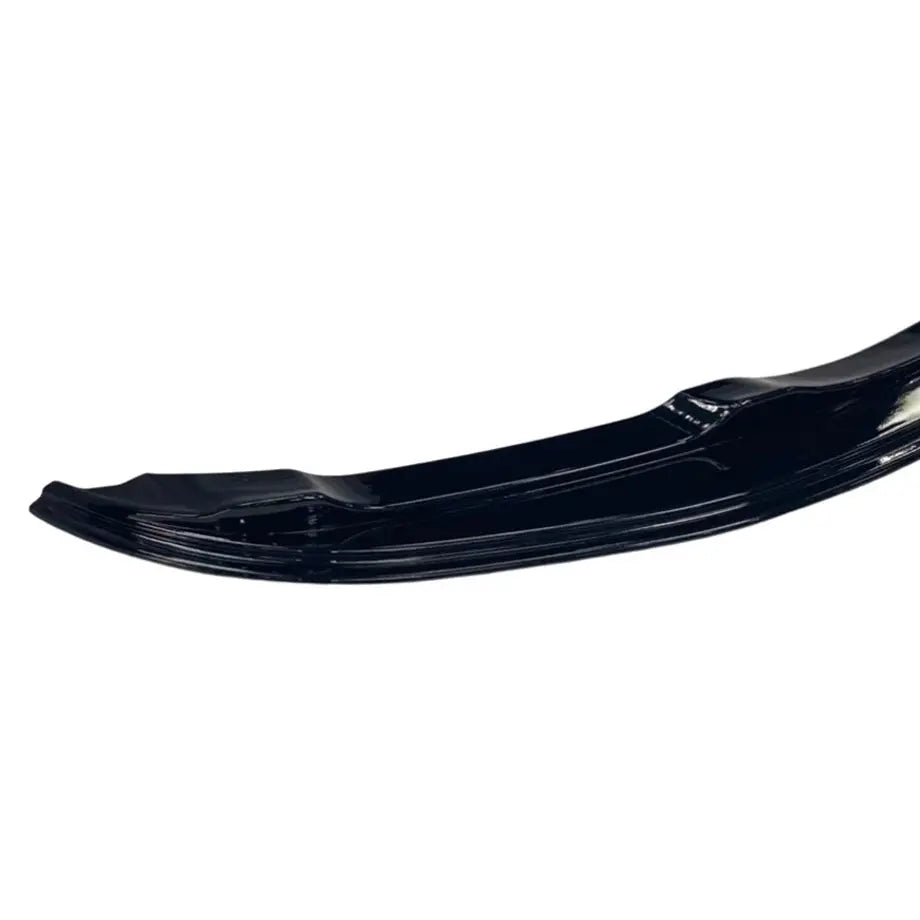 BM E90 Pre-Facelift Gloss Black Plastic Front Lip Spoiler (05-09) maxmotorsports