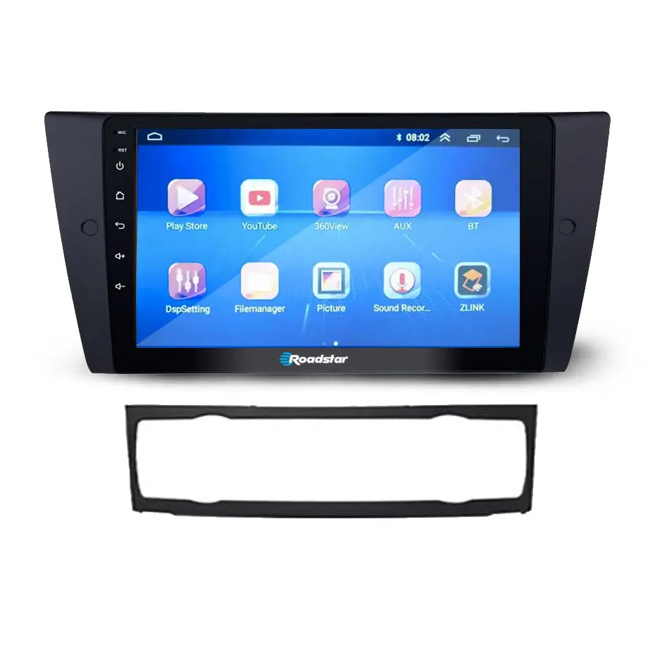 BM E90 (05-12)- 9 Inch Roadstar Android Entertainment & GPS System (AC) Roadstar
