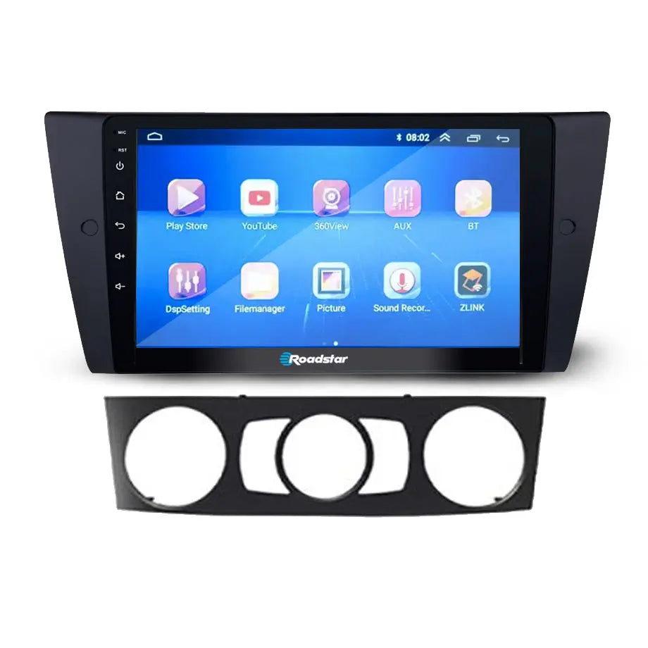 BM E90 (05-12)- 9 Inch Roadstar Android Entertainment & GPS System (MC) Roadstar