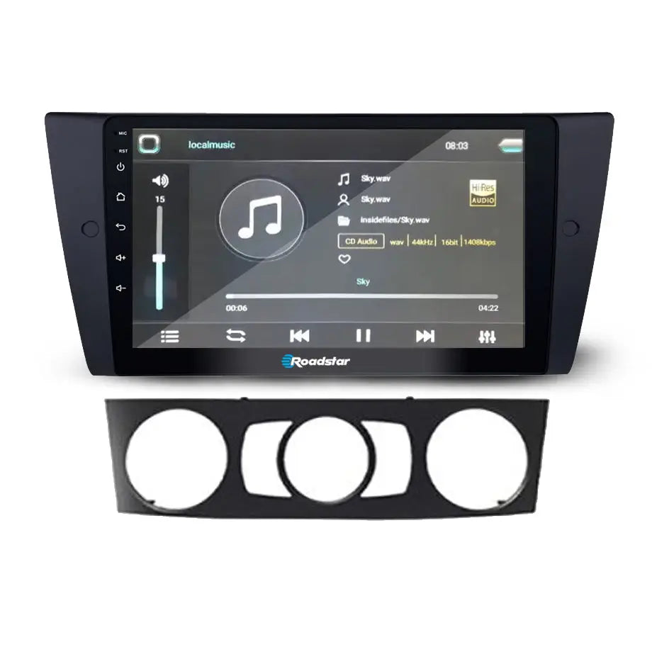 BM E90 (05-12)- 9 Inch Roadstar Android Entertainment & GPS System (MC) Roadstar