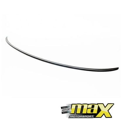 BM E90 (3-Series) Gloss Black Plastic Slimline Boot Spoiler maxmotorsports