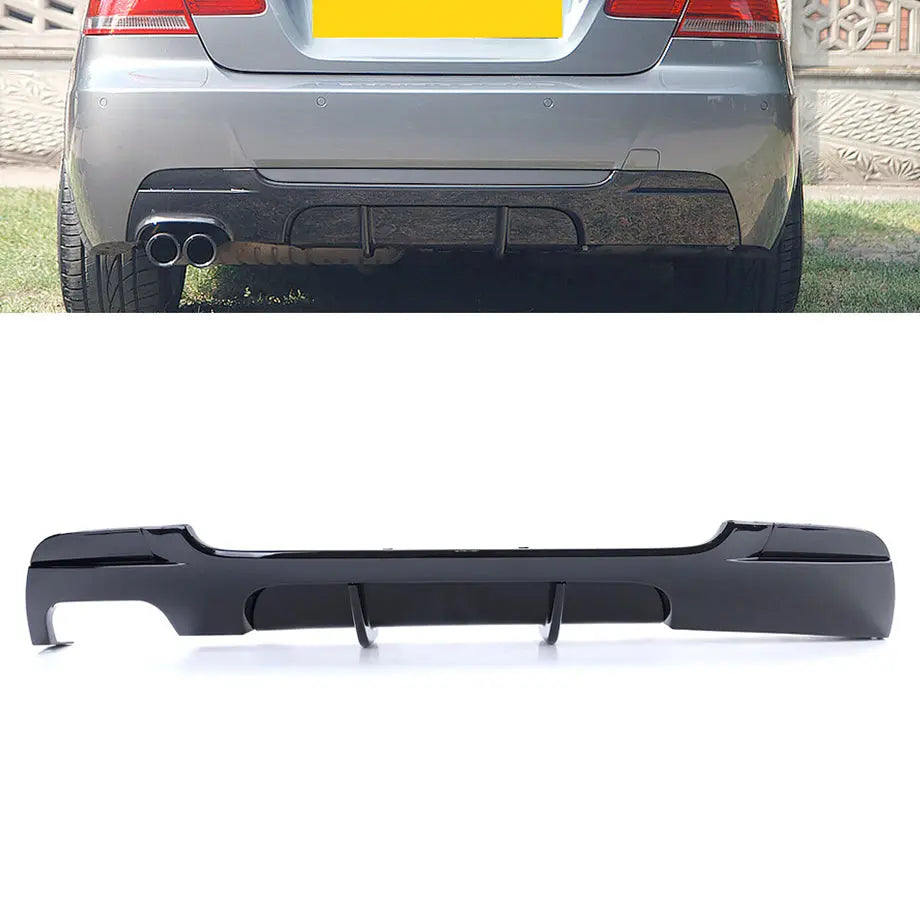 BM E92 3-Series Gloss Black Performance Style Rear Diffuser Max Motorsport