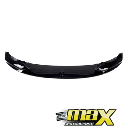 BM F10 5-Seires Gloss Black 3-Piece Front Spoiler (09-17) Max Motorsport