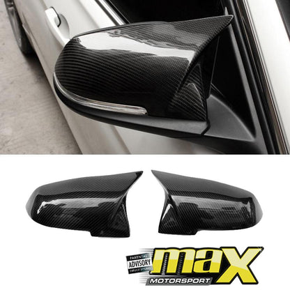 BM F10 M3/M4 Style Carbon Fibre Mirror Covers maxmotorsports