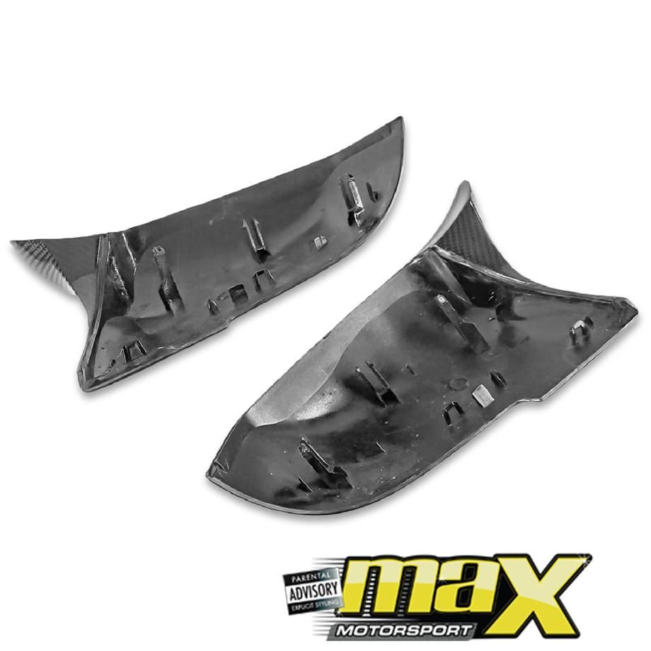 BM F10 M3/M4 Style Carbon Fibre Mirror Covers maxmotorsports