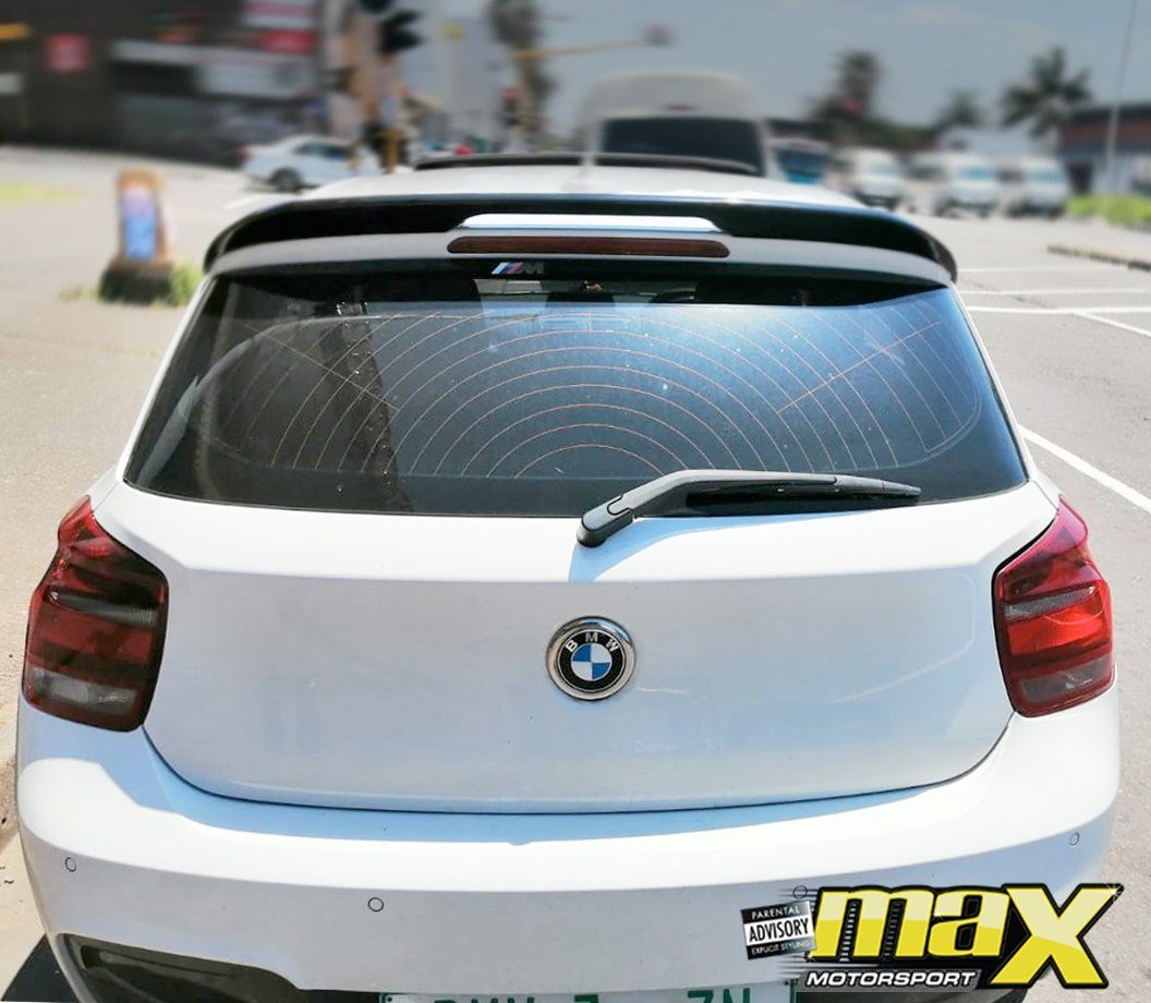 BM F20 1-Series Gloss Black Roof Spoiler maxmotorsports