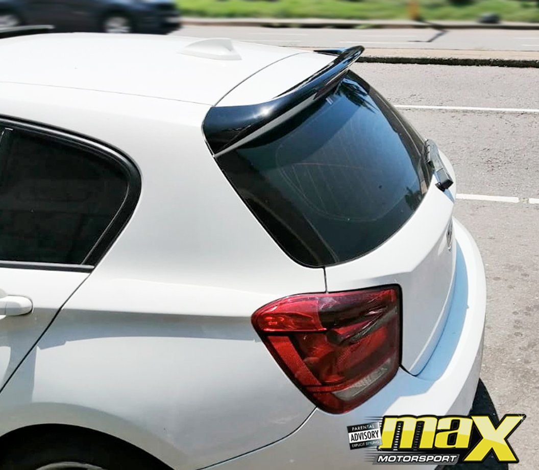 BM F20 1-Series Gloss Black Roof Spoiler maxmotorsports