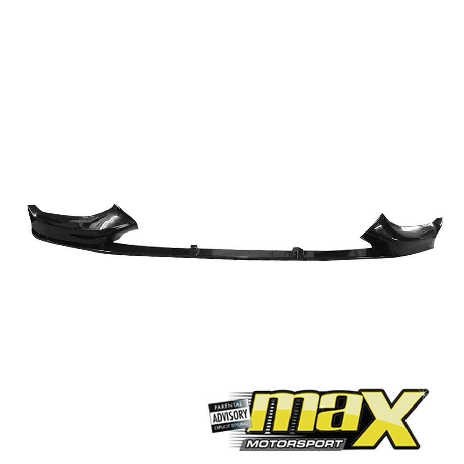 BM F20 1-Series (14-18) Gloss Black 3-Piece Front Spoiler maxmotorsports