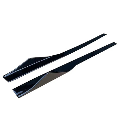 BM F22 2-Series Gloss Black Plastic Side Skirts maxmotorsports