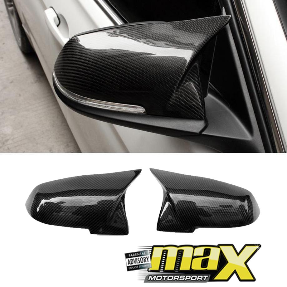 BM F22 M3/M4 Style Carbon Fibre Mirror Covers maxmotorsports