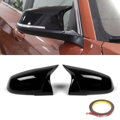BM F22 M3/M4 Style Gloss Black Stick On Mirror Covers maxmotorsports