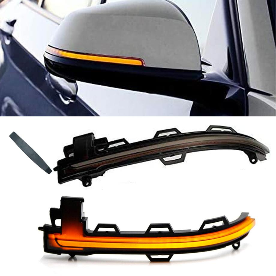 BM F26 X4-Series Side Mirror Smoked LED Sequential Indicator Light maxmotorsports