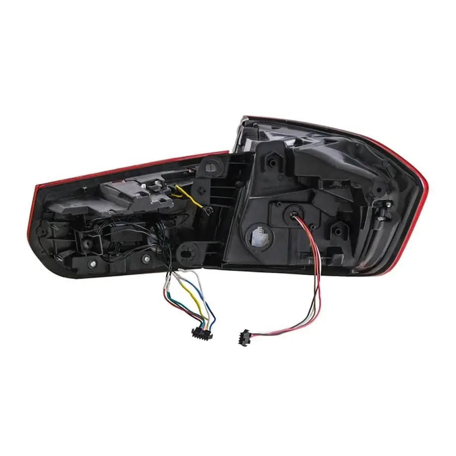 BM F30 3-Series (12-18) CSL Laser Style Smoked Red LED Taillights Max Motorsport