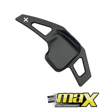 Load image into Gallery viewer, BM F30 Black Aluminium Paddle Shift Extensions maxmotorsports
