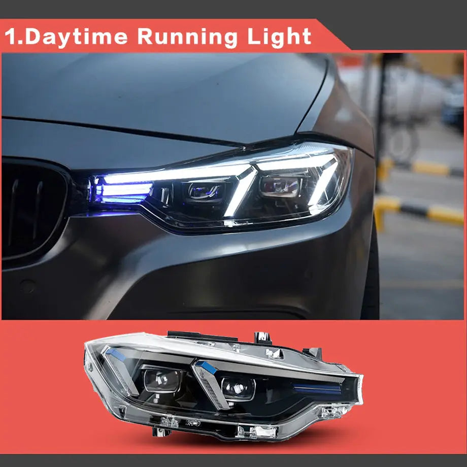 BM F30 LED Projector Non-Xenon Upgrade Headlight - G20 Style Max Motorsport