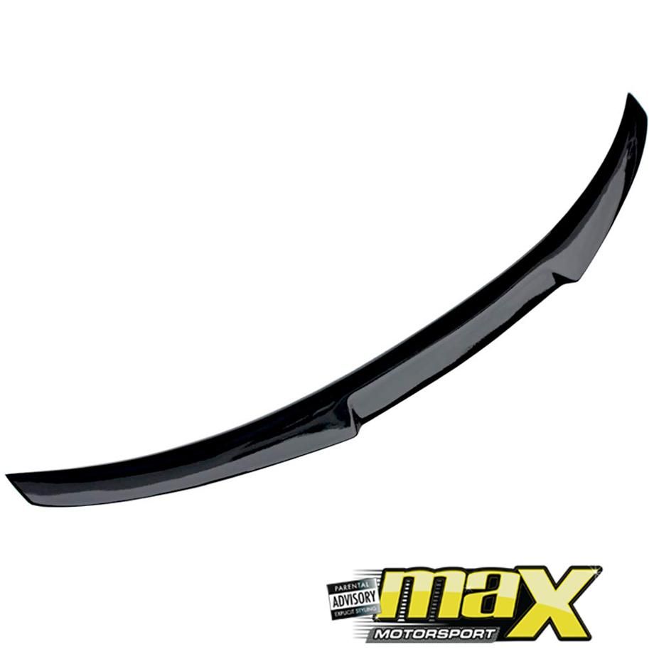 BM F30 M4 Style Gloss Black Plastic Boot Spoiler maxmotorsports