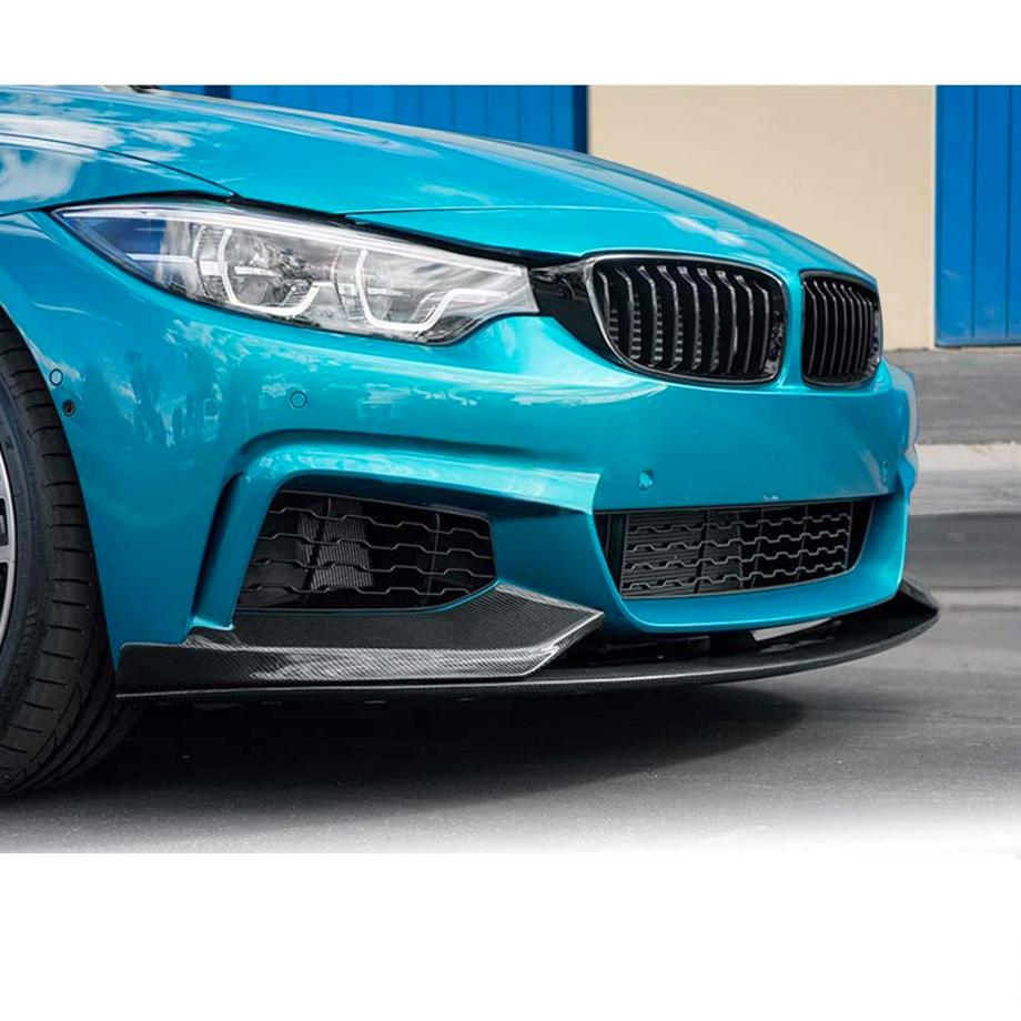 BM F32 / F33 / F36 4-Series Performance Style Carbon Fibre Front Spoiler (14-18) maxmotorsports