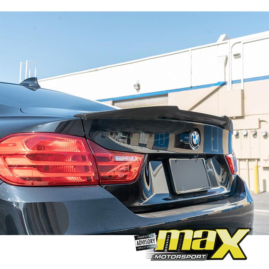 BM F32 / F33 4-Series M4 Style Gloss Black Boot Spoiler maxmotorsports